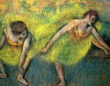 Two Dancers at Rest, Degas - 1600x1200 - ID 7555 - PREMIUM. , --