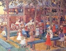 prendergast flying horses c1901. , 