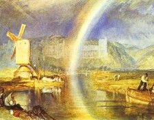 William Turner - Arundel Castle, with Rainbow. 
