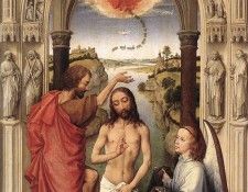 St John the Baptist Altarpiece central panel WGA. ,   