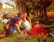 Hunt William Holman The Hireling Shepherd. ,  