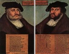 CRANACH Lucas the Elder Portraits Of Johann I And Frederick III. ������, ����� �������