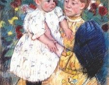 cassatt in the garden 1893.  