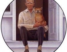 Alex Colville - My Father With His Dog, De. , 