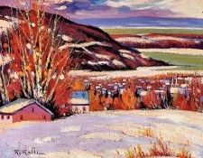 Robert Galli - LHiver a Baie-St-Paul, QC, De. , 