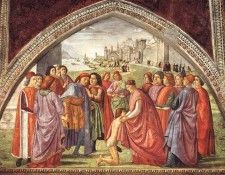 GHIRLANDAIO RENUNCIATION OF WORLDLY GOODS CAPPELLA SASSETTI. ����������, ��������