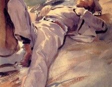 Sargent John Singer Pater Harrison aka Siesta. ,  