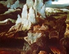 Patenier Joachim St Jerome In A Rocky Landscape. Patenier  Patinir