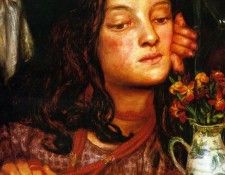 Girl at a Lattice. ,  