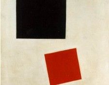 Malevitj Black Square and Red Square 1915, Moma NY. , 
