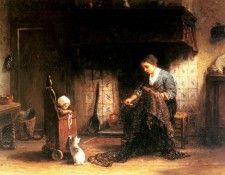 Israels Jozef Mending The Nets. Israels, ����