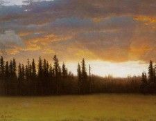 Bierstadt Albert California Sunset. , 