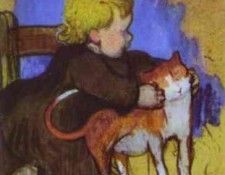 Gauguin - Mimi And Her Cat