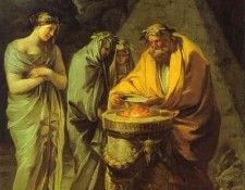 Francisco de Goya - The Sacrifice to Vesta.   ,  
