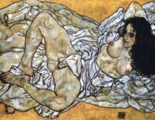 Reclining formal nude. , 