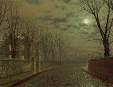 Silvery-moonlight.   