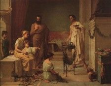 A Sick Child Brought into the Temple of Aesculapius CGFA. ,  