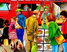 Bb 0005 Carefully counted coins Steve&MarionIsham sqs. Isham, ���� � ������