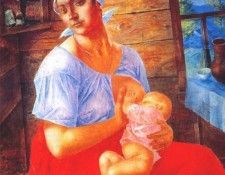 petrov-vodkin mother 1915. -, 