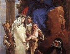 Tiepolo The Virgin Appearing to Dominican Saints. ,  