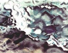 marin breaking sea, cape split maine 1939. �����