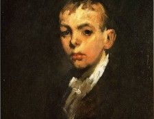 Bellows George Wesley Head of a Boy aka Gray Boy. ,  