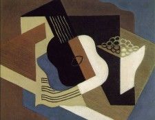 Gris Guitar and fruit dish, 1919, 60x73 cm, Jerome H. Stone . , 