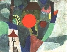 Klee With the Setting Sun, 1919, Coll.Felix Klee, Bern. , 