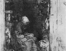 Whistler La Vieille aux loques. ,   