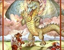 St. George & The Dragon 05 TrinaSchartHyman sqs. , Trina Schart
