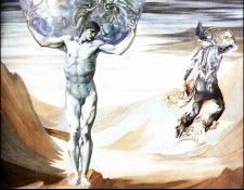 Burne-Jones Atlas Turned To Stone 1878 mln. �����, ������ ����
