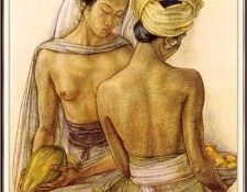Bonnet Two-Balinese-Women-sj. 