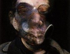 Bacon Three Studies for Self-Portrait, 1976, left. , 