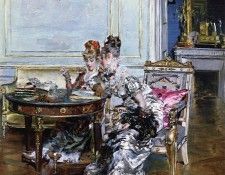 Confidences. Boldini, ��������