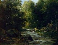 Courbet Gustave River Landscape. , 