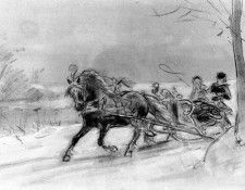 Eerelman Otto Study for sledge ride 43. Eerelman, ����