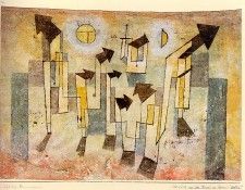Klee Mural from the Temple of Longing, 1922, watercolor, pri. ����, �����
