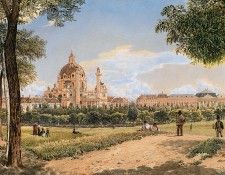     -    .    [View of St.Charless Church and the Polytechnic Institute]. ,   