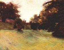 sargent landscape at fladbury 1889. ,