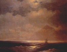 aivazovsky moonlight sea 1878.   