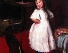 Arthur Lajos Halmi The Party Dress. ,  