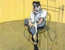 Bacon Three Studies of Lucian Freud, 1969 right. , 