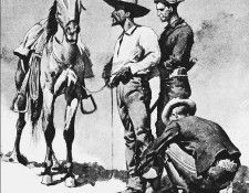 Fr 043 Third Cavalry Trooper, Searching a Suspected Revolutionist FredericRemington sqs. Remington, 