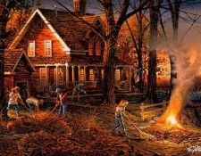 Terry Redlin - Autumn Evening, De. Redlin �����