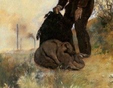 Raffaelli Jean-Franois The tramp Sun. , -