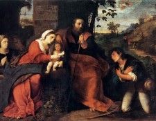 Adoration of the Shepherds with a Doonor. ������, ������-��