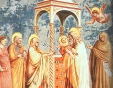 Giotto   Scrovegni   [19]   Presentation at the Temple. ������ �� �������