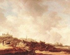 Goyen Jan van Landscape with Dunes. ,  