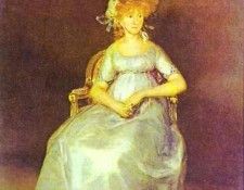 Francisco de Goya - Portrait of the Countess of Chinch n. ���� � ���������, ��������� ��