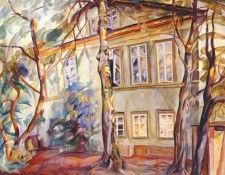 grigoriev house under the trees 1918. 